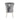 Chelsea 01 Dark Grey Chair (Lion Knocker/Chrome Legs)