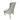 Roma Silver Grey Chair (Lion Knocker/Chrome Legs)