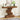 107cm Wood Console Table - Geometric Base