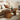 Modern Oval Walnut Coffee Table