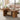 Modern Oval Walnut Coffee Table