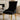 G-Lucy Black Chair (Ring Knocker/Gold Legs)