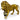 Antique Gold Prowling Lion Table Lamp